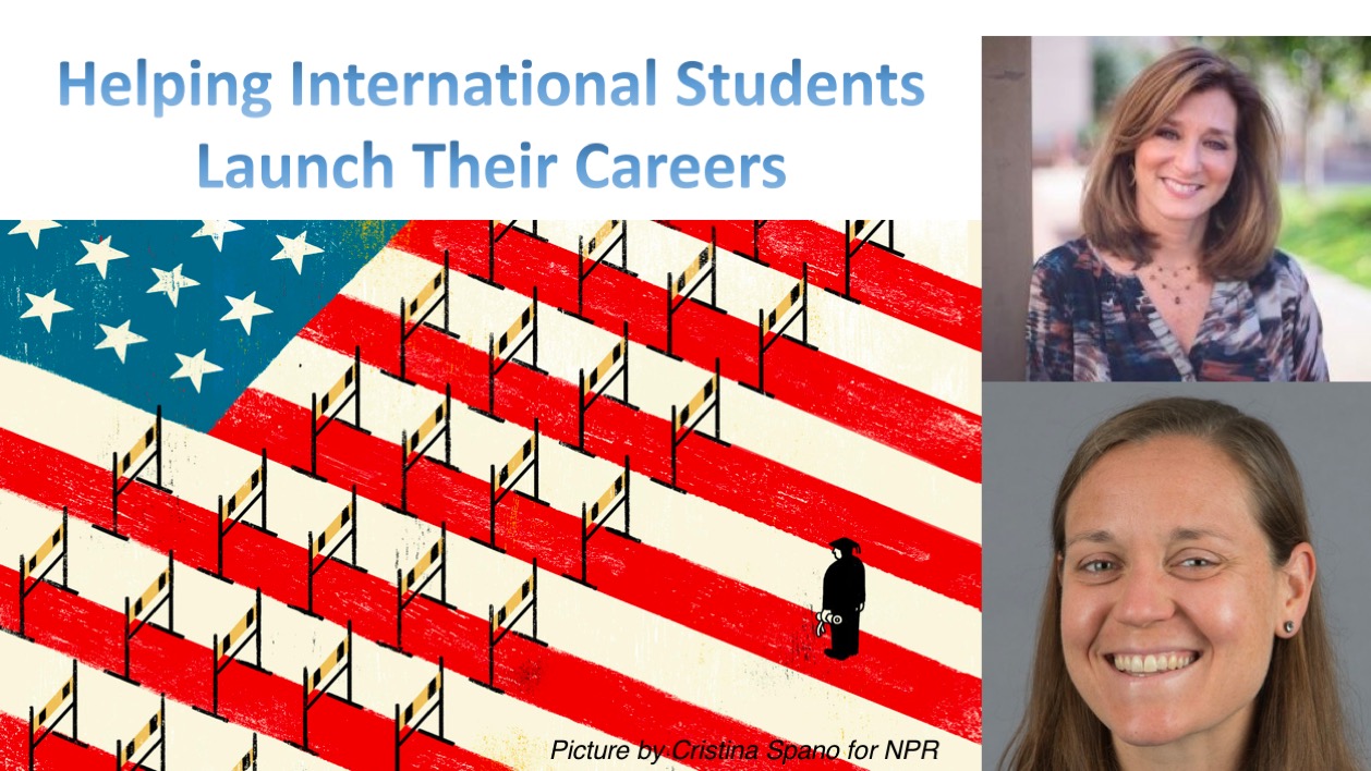 The 11/14/18 webinar topic will be &quot;Helping International Students Launch their Careers&quot;.