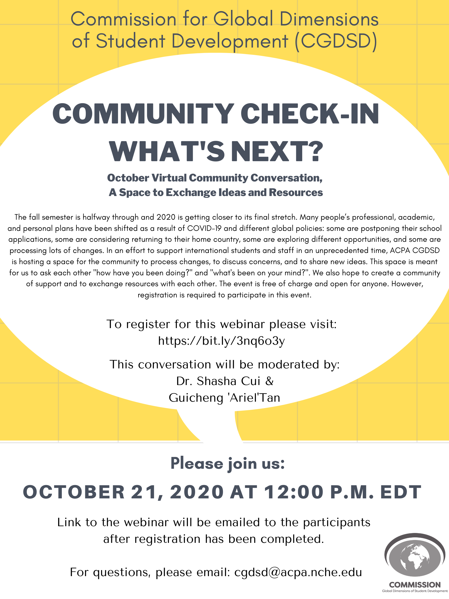 Community Check-in Poster