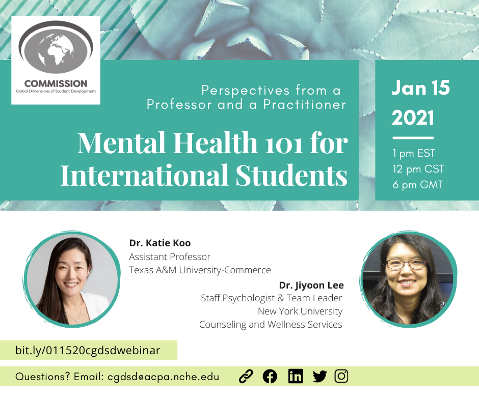 Mental Health 101 for International Students
