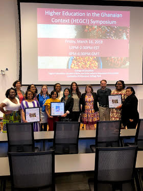 HEGC! 2018 Global Symposium on Higher Education in Ghana on the University of Maryland’s campus 
